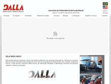 Tablet Screenshot of dalla.ind.br